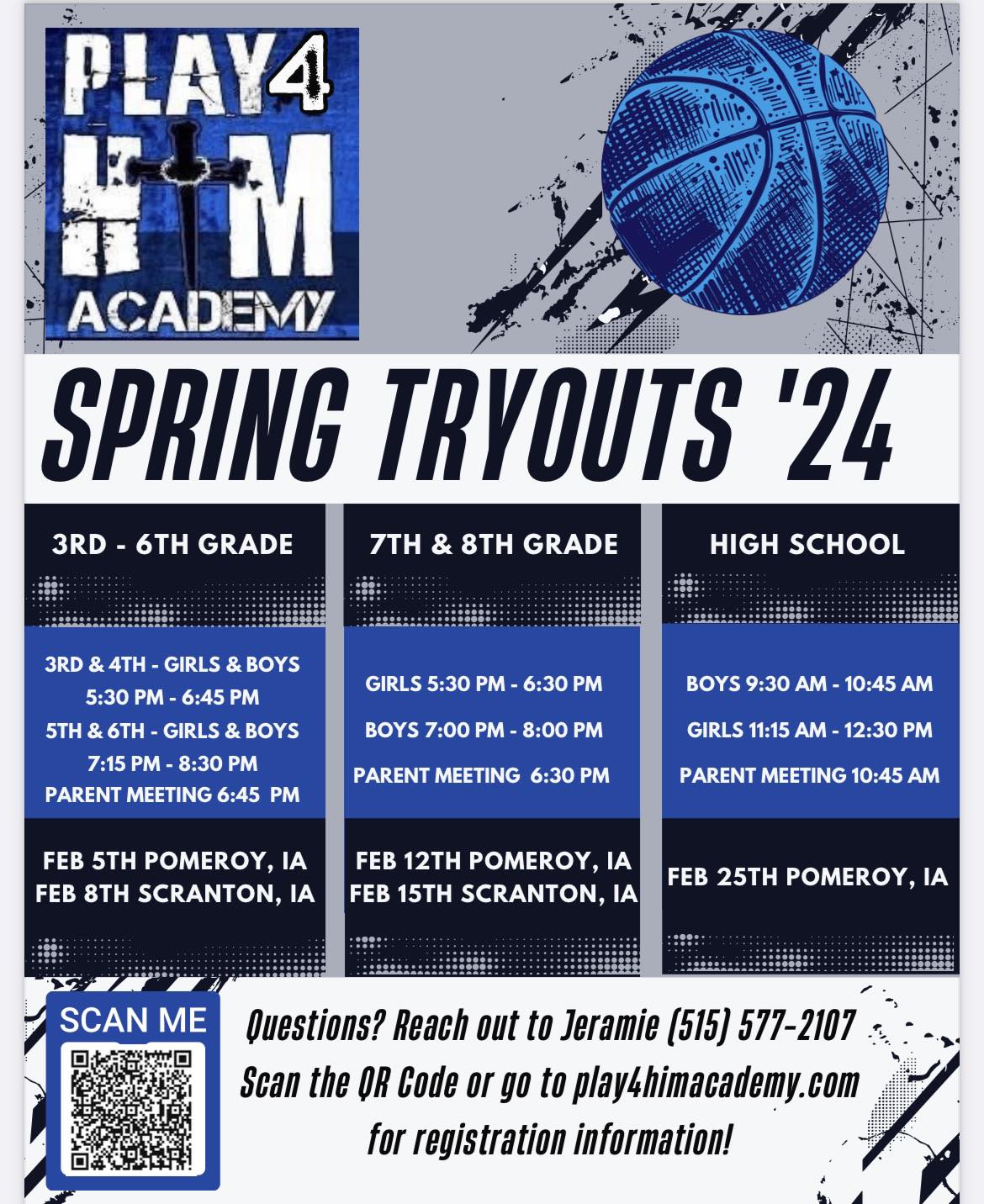 Spring tryouts 24 P4h